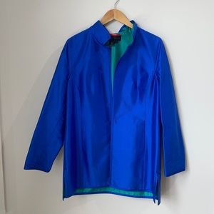 Nina Mclemore 100% Silk Jacket Size 16